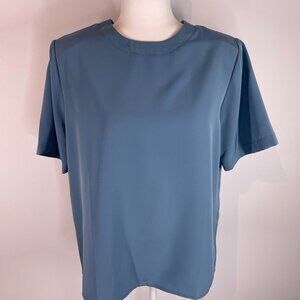 Vintage The TOG Shop Short Sleeve Blue Blouse size 12